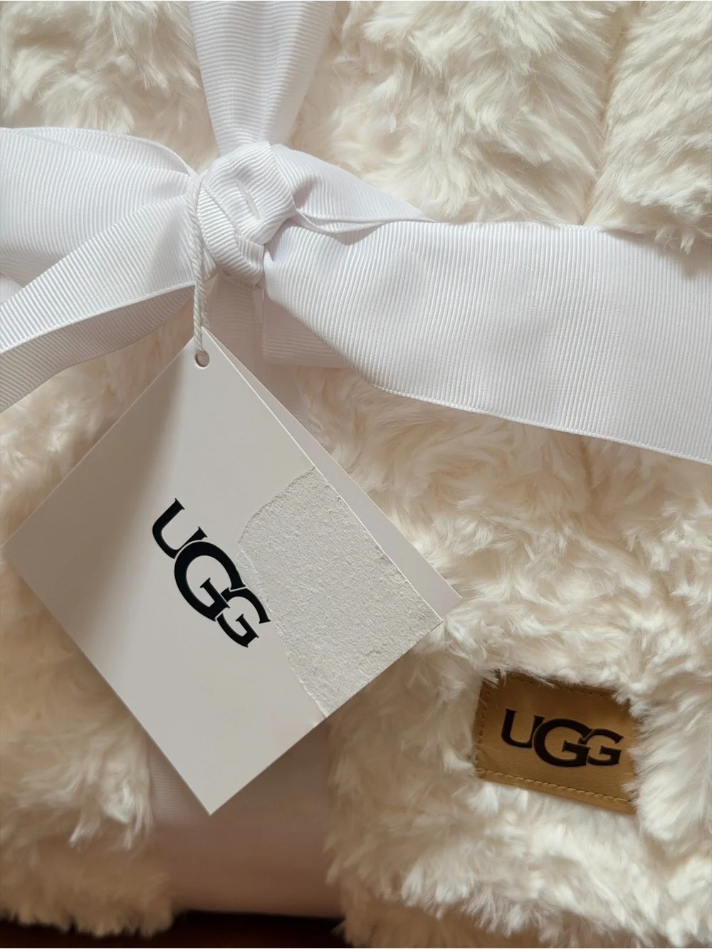 New.. UGG Adalee Faux Fur Throw, 50